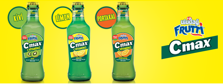 Uludağ Frutti C Max Vitaminli ile Aromalı Maden Suyunun Tadını Çıkar!