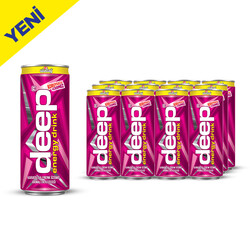  - Deep Enerji Karadut & Frenk Üzümü Kutu 250 ml 12&prime;li Paket