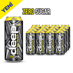  - Deep Enerji Şekersiz Kutu 500 ml 12&prime;li Paket