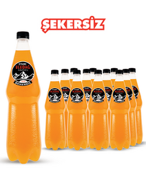  - Efsane Uludağ Portakallı Gazozu Şekersiz Pet 1 Lt 12'li Paket