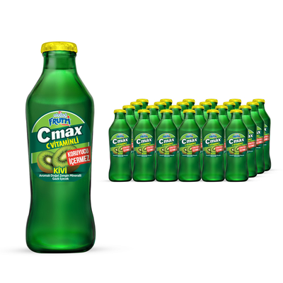 Uludağ Frutti C Max Kivi Cam 200 ml 24′lü Paket