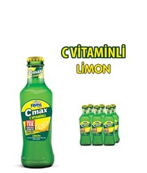  - Uludağ Frutti C Max Lemon Glass Bottles 200ml 6pcs
