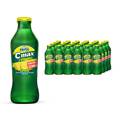 Uludağ Frutti C Max Limon Cam 200 ml 24′lü Paket