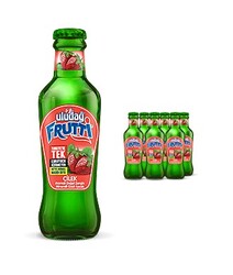  - Uludağ Frutti Çilek Cam 200 ml 6′lı Paket