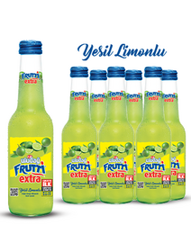 Uludağ Frutti Extra Yeşil Limon Cam 250 ml 6′lı Paket