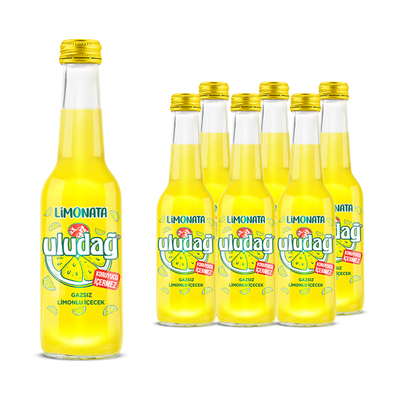 Uludağ Limonata Cam 250 ml 6′lı Paket